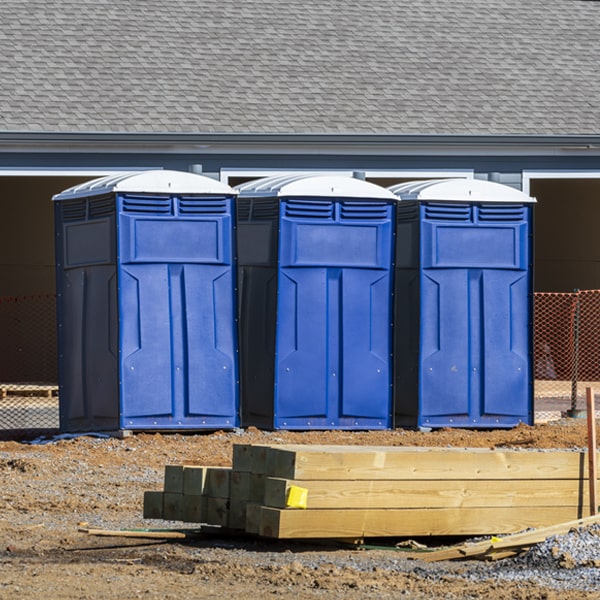 what is the maximum capacity for a single portable toilet in Browning Montana